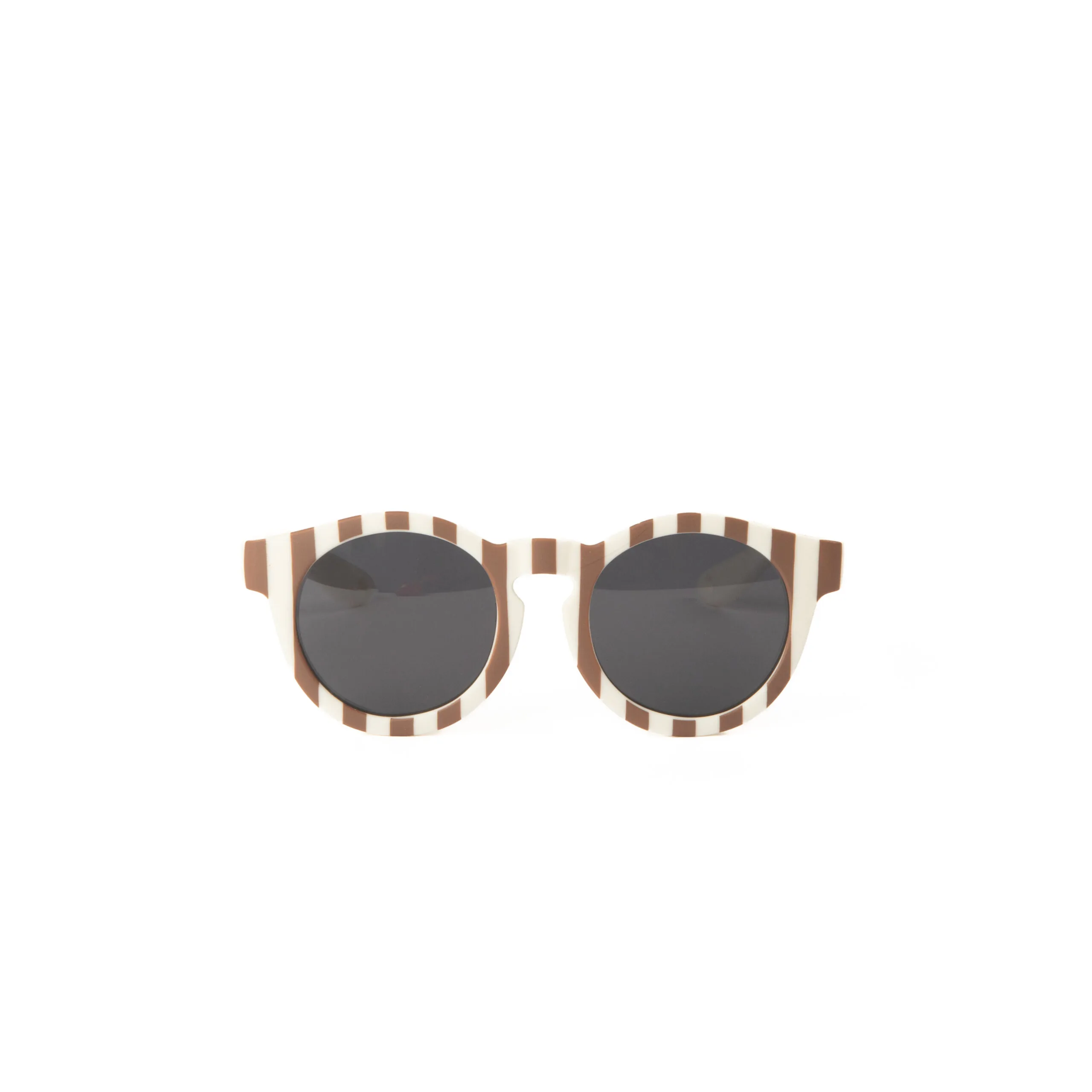 Cosmo - Lentes de Sol Infantiles – Rayas Cafe y Blanco
